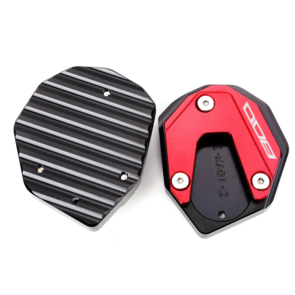 For KAWASAKI Z 650 800 900 1000 Z900 Z650 RS Z1000 SX Ninja 650 1000 Motorcycle Side Stand Enlarged Plate Kickstand Accessories