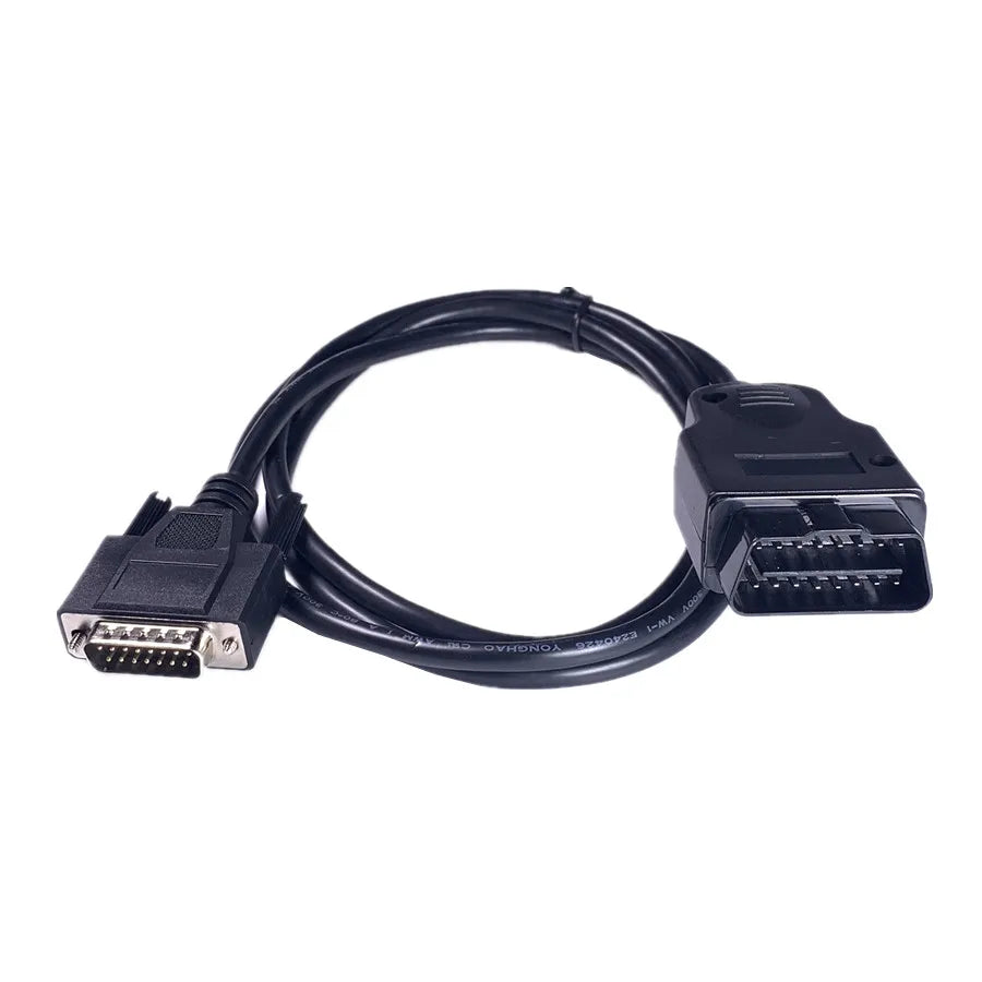 OBDIICAT 1M CAR OBD2 Male To DB15 Male OBDII Extension Diagnostic Tool Cable +16Pin To DB9 1.2m Connector 16 Pin to DB9 Female