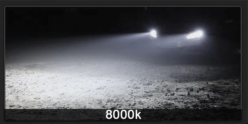 2Pcs H7 H1 H8 H9 H11 9005 9006 LED Bulbs HB3 HB4 CSP LED Super Bright Headlight DRL Lamp 6000K White 3000K Yellow 12000K Blue