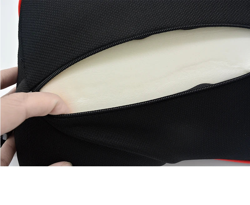 Memory Foam Car Seat Pillow Car Neck Pillow Protective Lumbar Back Support Breathable Car Headrest Cushion For Travel