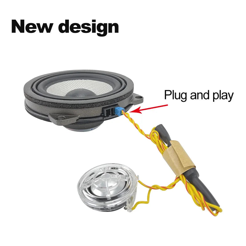 4.5 inch door midrange speaker For BMW G30 G20 F20 F25 F30 F32 G01 F48 F34 GT X1 X3 X4 series car loudspeakers audio stereo Horn