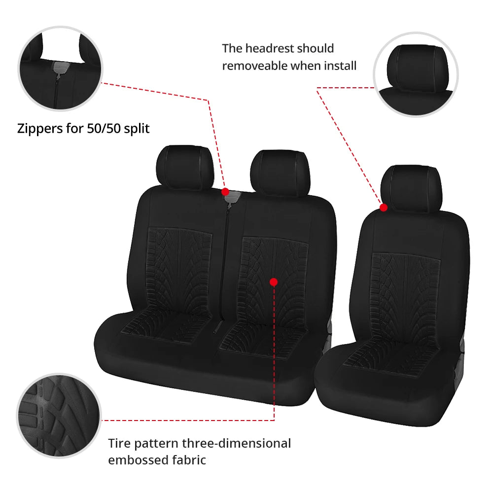 2+1Car Seat Covers Universal For Most Car Seat Protector Cover 1/2pcs Car seat covers  Auto Interior Accessories