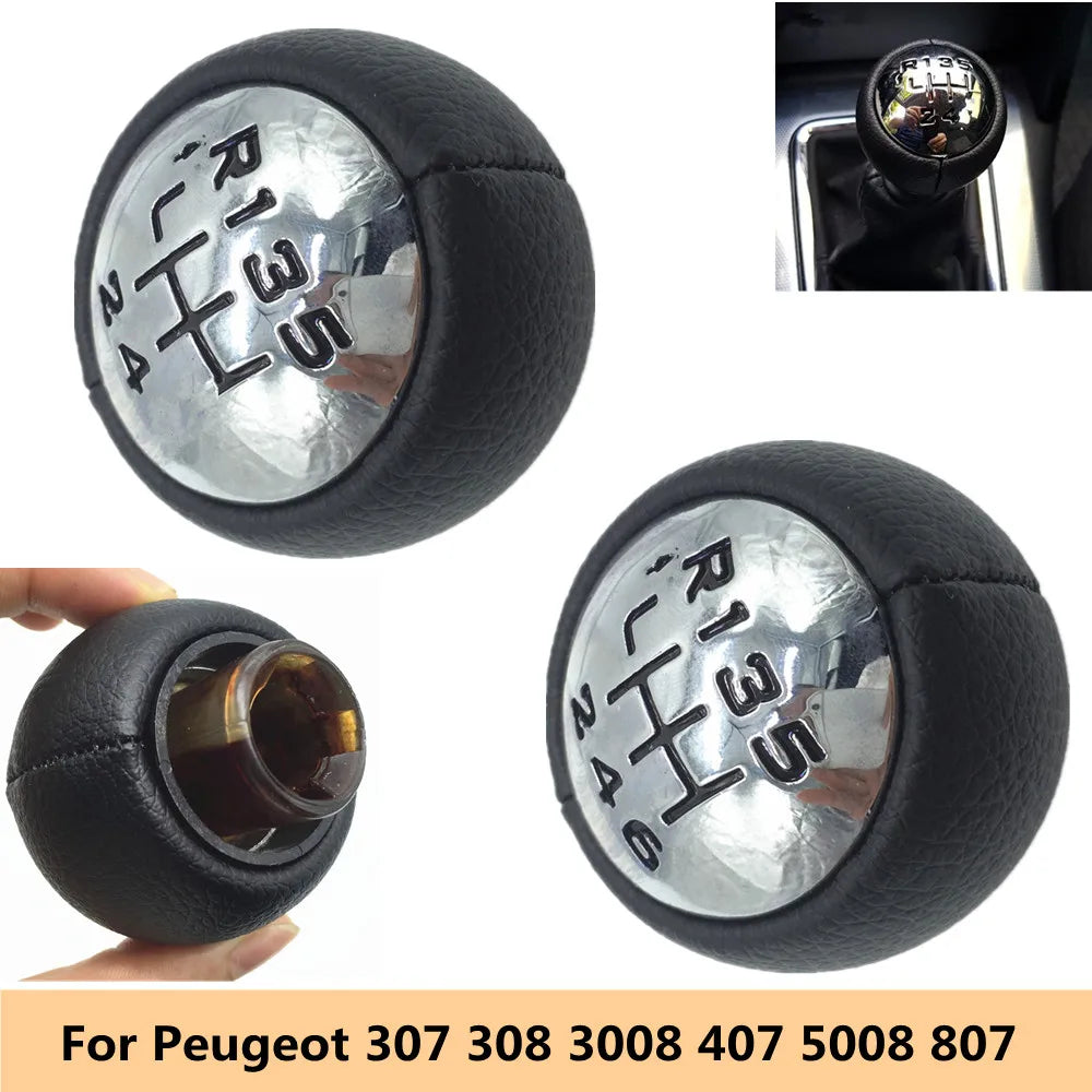 For Peugeot 307 308 3008 407 5008 807 Partner B9 Tepee Citroen C3 (A51) C4 Picasso C8 Gear Shift Knob Lever Shifter Pen Stick