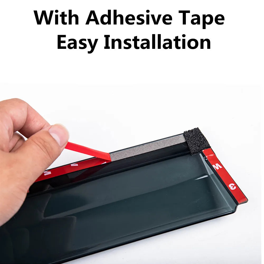 For Hyundai IX35 2010 2011 2012 2013 2014 2015 Window Vent Visor Sun Rain Deflector Guard Awnings Shelters Adhesive Cover Trim