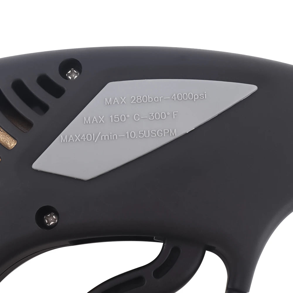 High Pressure Water Spray Gun 280bar 4000psi M22 Male + G1/4 Female for Professional Electric Gasoline High Pressure Washers