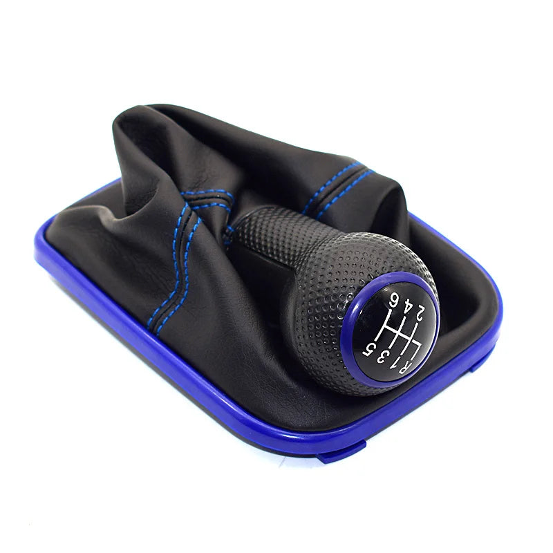 23mm For Volkswagen VW Golf 4 IV MK4 GTI R32 Bora Jetta 5 Speed Black Frame Gear Shift Knob Lever Gaiter Boot 1999-2004
