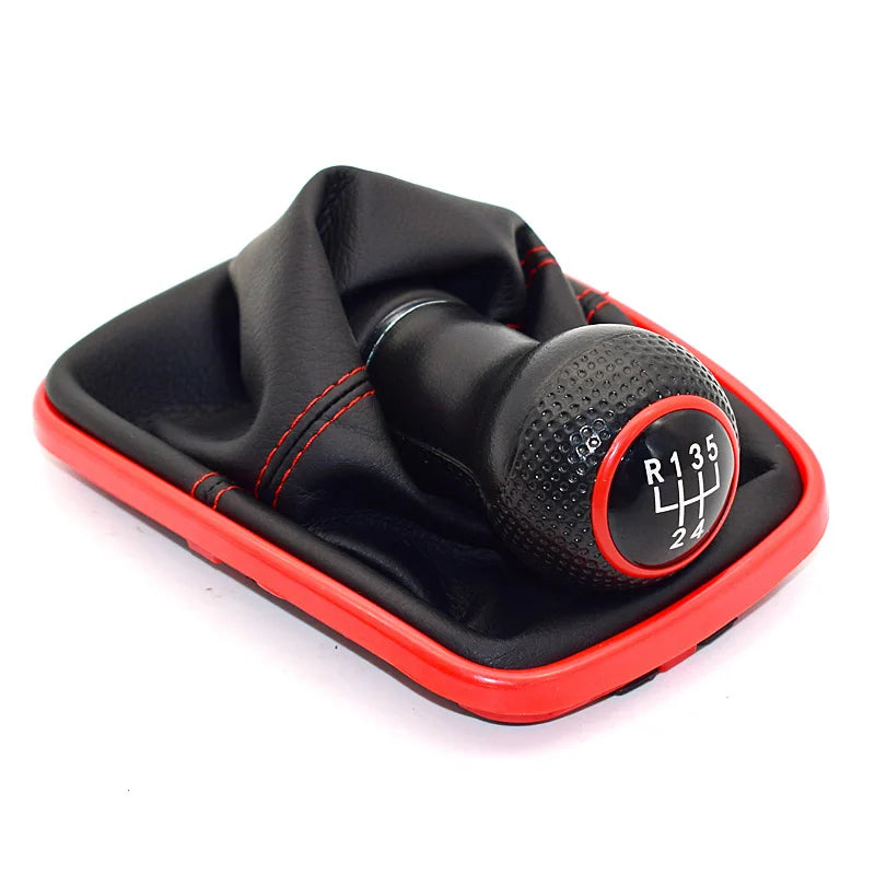 23mm For Volkswagen VW Golf 4 IV MK4 GTI R32 Bora Jetta 5 Speed Black Frame Gear Shift Knob Lever Gaiter Boot 1999-2004