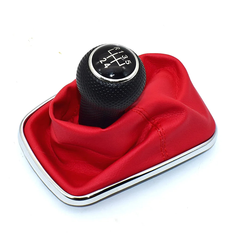 23mm For Volkswagen VW Golf 4 IV MK4 GTI R32 Bora Jetta 5 Speed Black Frame Gear Shift Knob Lever Gaiter Boot 1999-2004