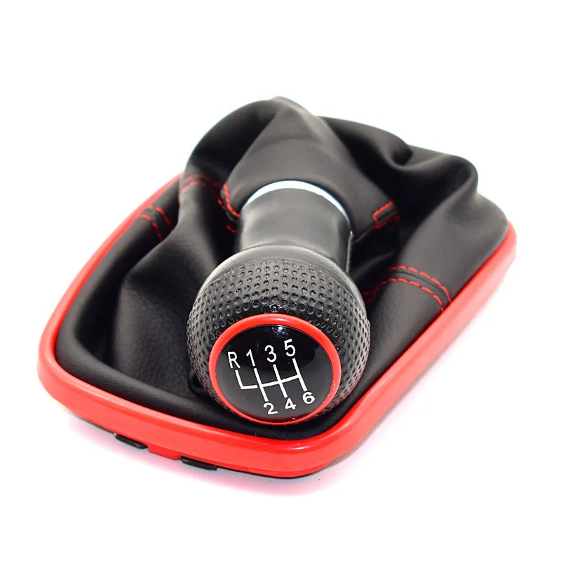 23mm For Volkswagen VW Golf 4 IV MK4 GTI R32 Bora Jetta 5 Speed Black Frame Gear Shift Knob Lever Gaiter Boot 1999-2004