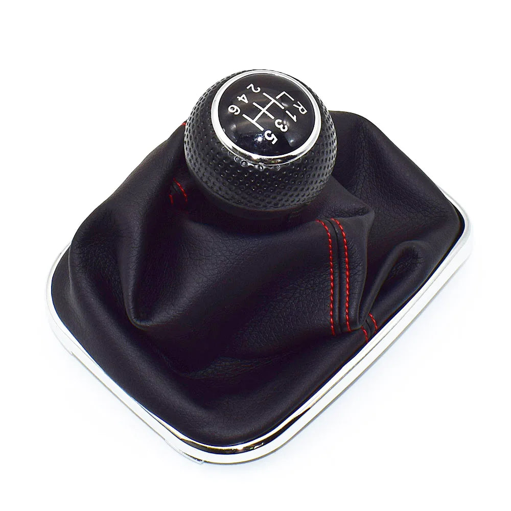 23mm For Volkswagen VW Golf 4 IV MK4 GTI R32 Bora Jetta 5 Speed Black Frame Gear Shift Knob Lever Gaiter Boot 1999-2004