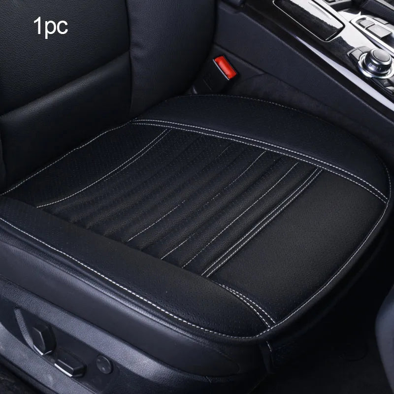 SEAMETAL PU Leather Car Seat Cover Universal Vehicle Seat Cushion Anti Slip Chair Protector Mat Waterproof Sweatproof Surface