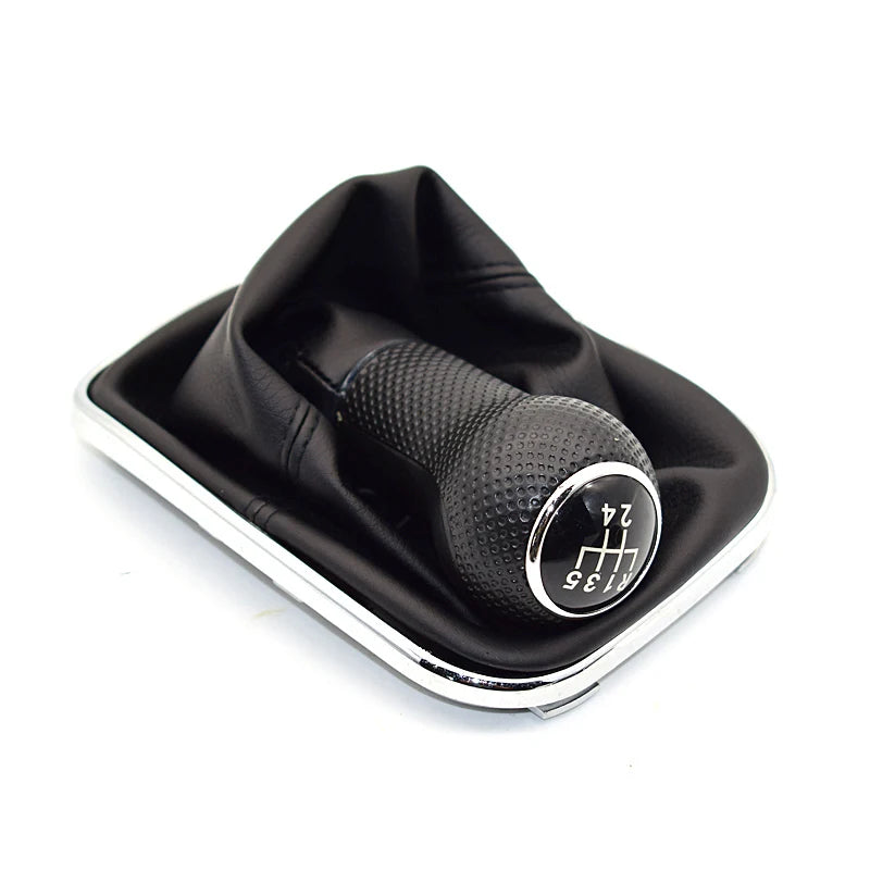 23mm For Volkswagen VW Golf 4 IV MK4 GTI R32 Bora Jetta 5 Speed Black Frame Gear Shift Knob Lever Gaiter Boot 1999-2004