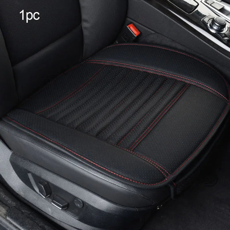 SEAMETAL PU Leather Car Seat Cover Universal Vehicle Seat Cushion Anti Slip Chair Protector Mat Waterproof Sweatproof Surface