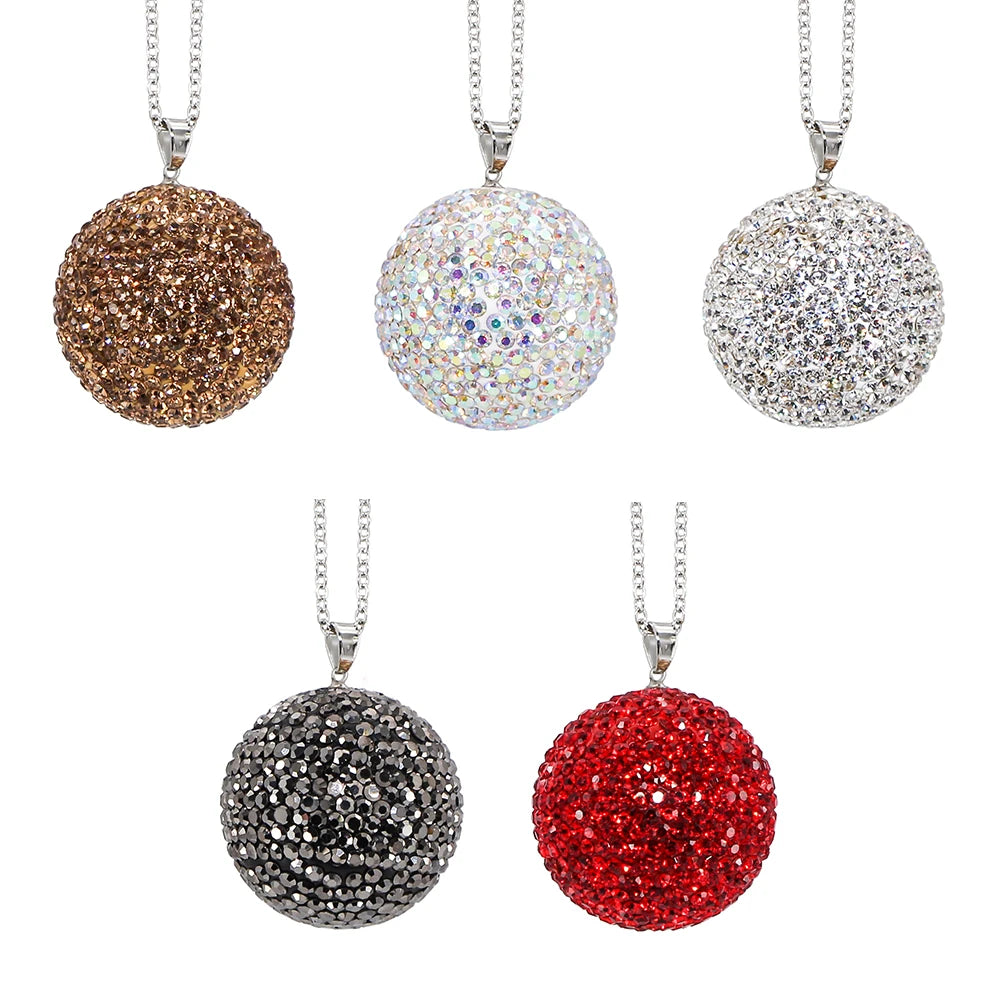 Car Pendants Bling Bling Diamond Crystal Originality Fashion Cool Charm Rearview Mirror Hanging Ornaments Accessories Large Size