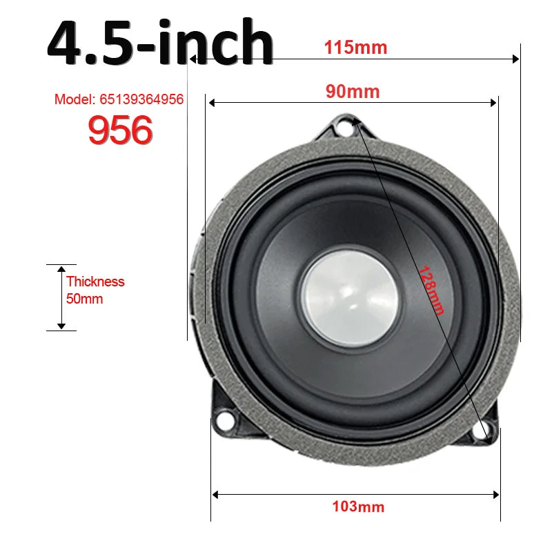 4.5 Inch Horn For BMW G20 G30 G01 F30 F48 F20 F34 3GT X1 X2 F23 Midrange Door Speakers Loudspeaker Audio Sound Music Stereo