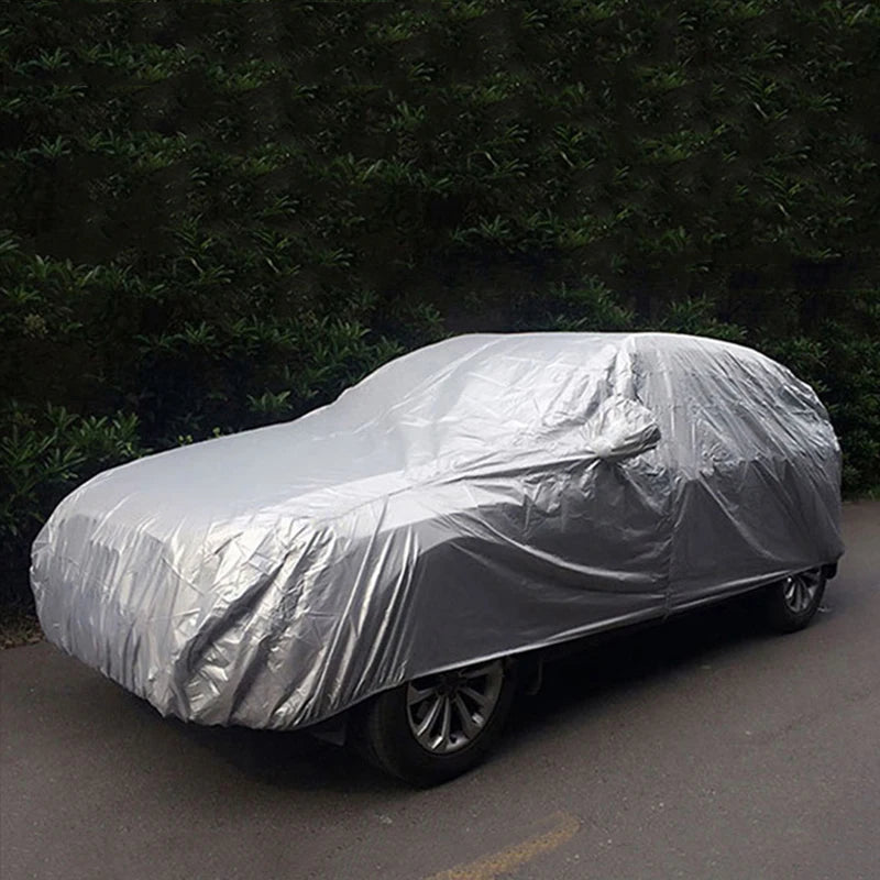 SEAMETAL Full Car Cover Indoor Outdoor Car Protective Cover Sun Shade Dustproof Anti UV Protection Cover Universal for Sedan SUV