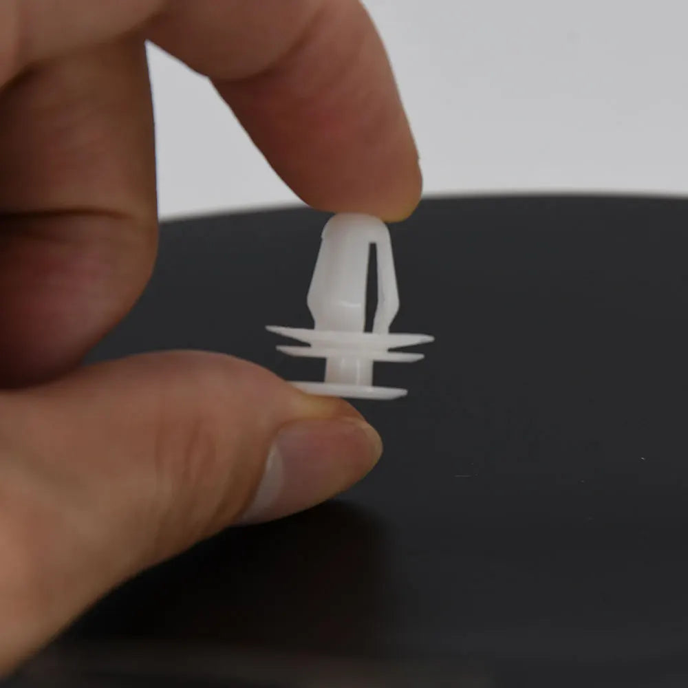 50Pcs 8mm Car Bumper Clips Fastener Rivet Retainer Push Engine Cover Car Door Trim Panel Clip Fasteners Universal Fit for Toyota