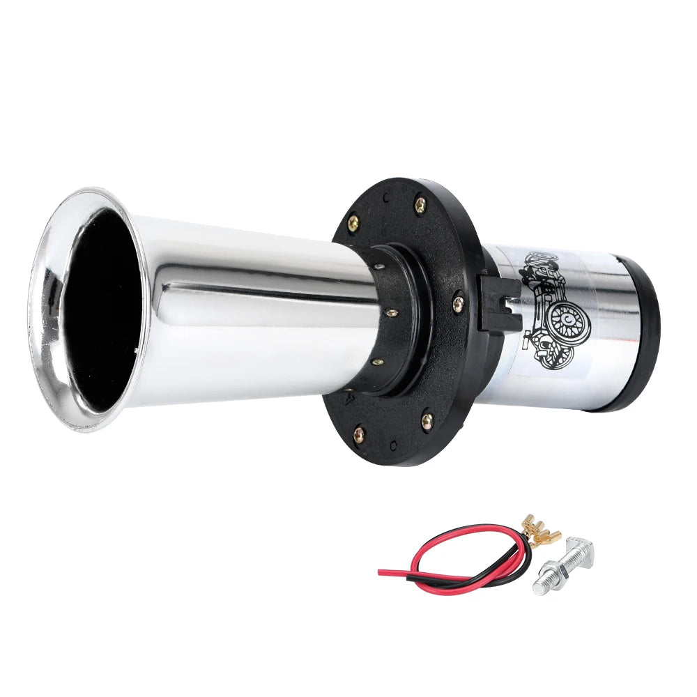 Car Air Horn Antique Ahooga Klaxon 12V Vintage OO-GA Classical for Ford Model T Style Old School Chrome 115DB Motorbike WLR-LB03