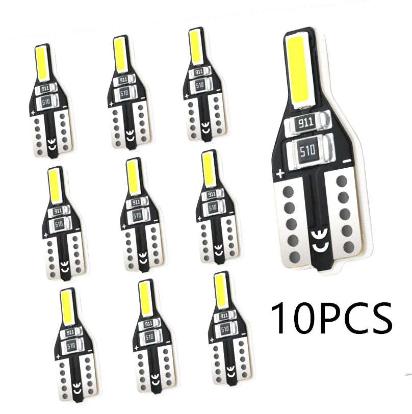 10Pcs T10 Led Canbus W5W Interior Light For Holden Commodore Statesman Caprice Alfa Romeo Mito Spider GT Giulietta