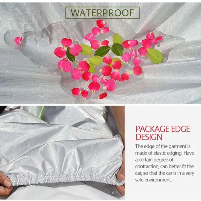 SEAMETAL Full Car Cover Indoor Outdoor Car Protective Cover Sun Shade Dustproof Anti UV Protection Cover Universal for Sedan SUV