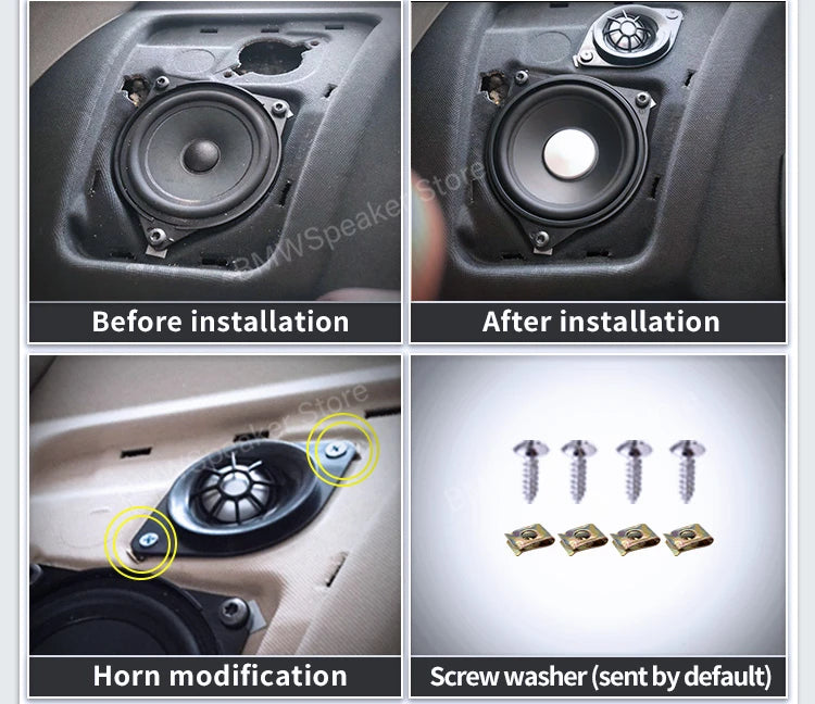 Car Before And After Horn For BMW F10  F11 G30 F30 F34 F26 F48 F15 Series Tweeter Speakers Loudspeaker Music System Accessories