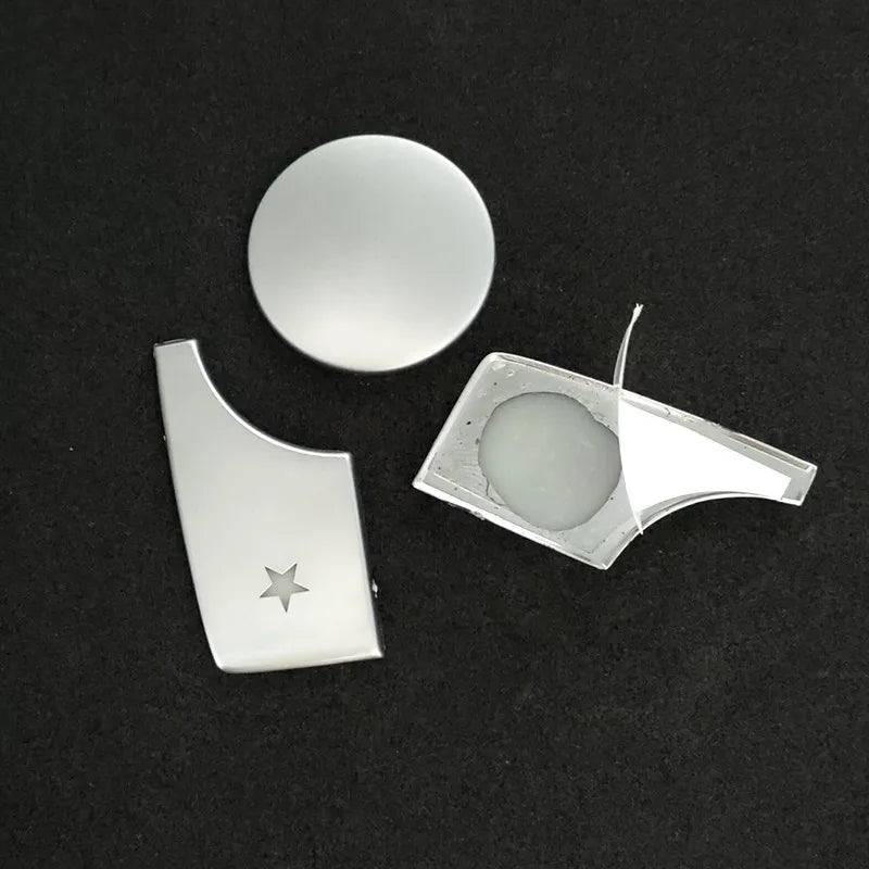 3Pcs/Set Car Console Multimedia Knob Switch Button Cover Sticker For Mercedes Benz A B Class CLA GLA W176 W246 C117 W117 X156