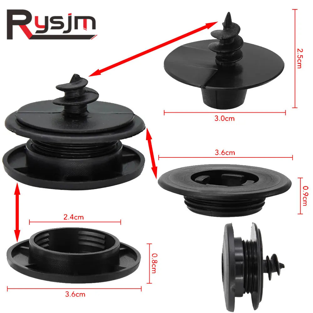 AD 10pcs Universal Car Floor Mat Clips Retention Holders Grips Carpet Fixing Clamps Buckles Anti Skid Fastener Retainer Resistan