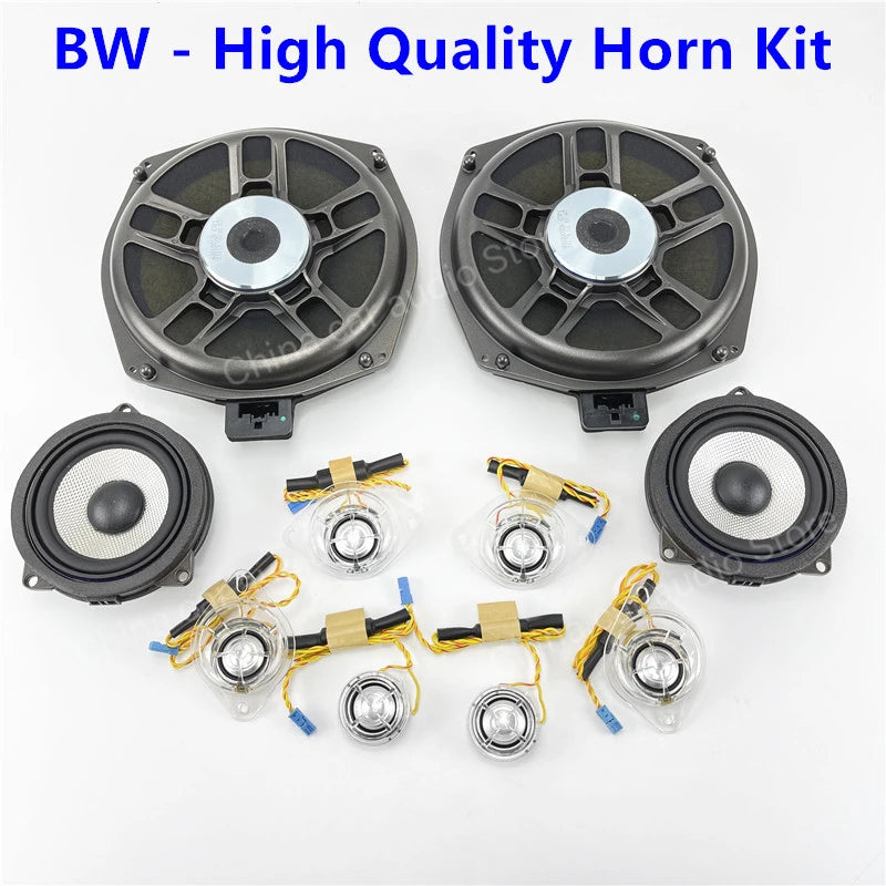 Car Midrange Horn Subwoofer, Auto Speakers, Tweeters for BMW X3 F25 X4 F26 F30 F34 F32F20 G30 G01 3 4 5 X5 7 Series