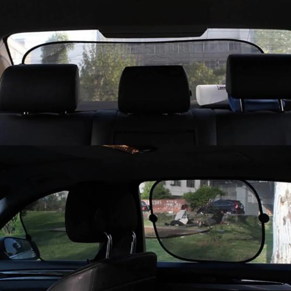 EAFC Portable  Auto Supplies Sunshade Car Window Suction Cup  Shade Car Curtain Auto Sun Shade Car Styling Covers Sun Visor