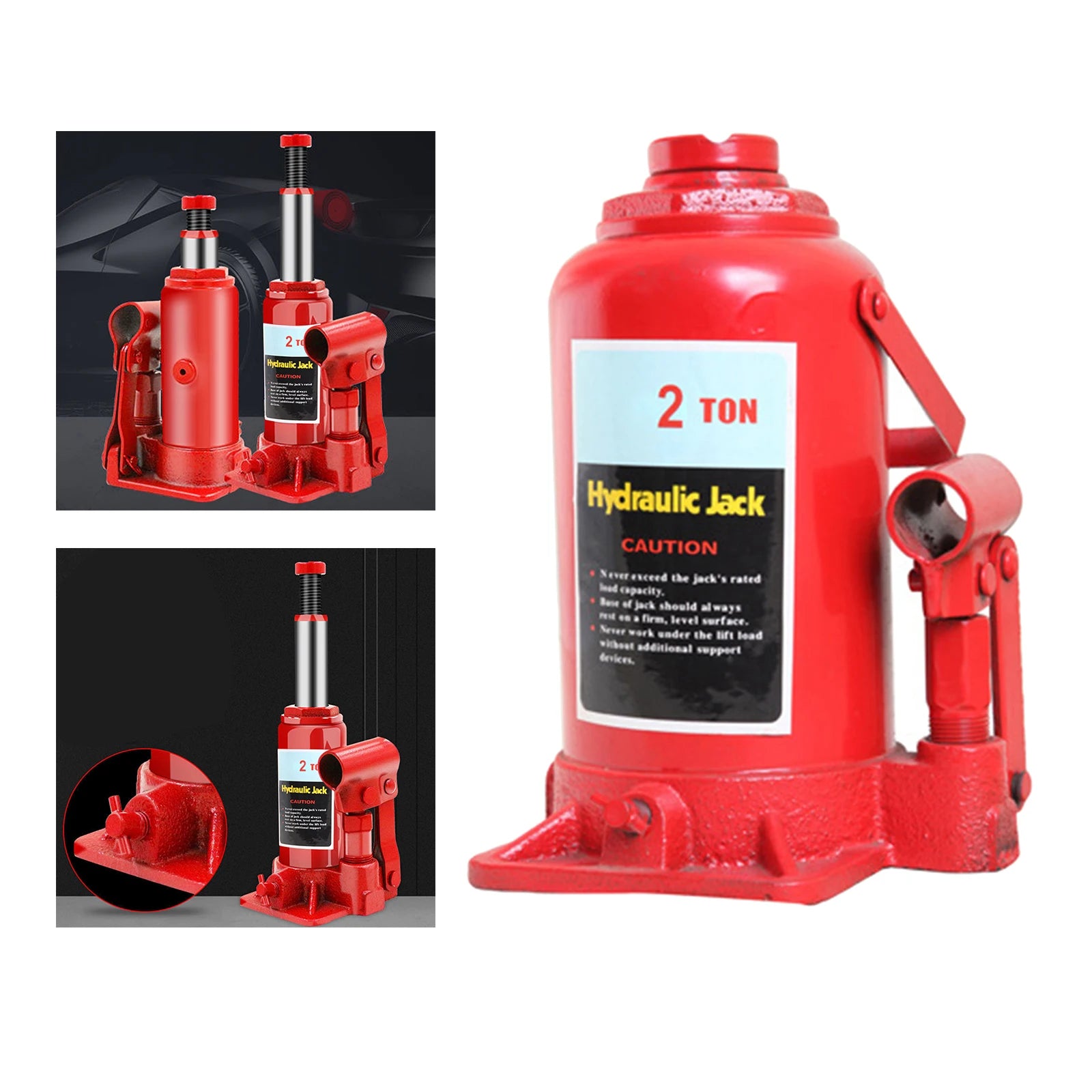 Manual Hand House Truck Hydraulic Portable Bottle Jack Lift Portable Vertical Hydraulic Car Small Automotive Jack Steel