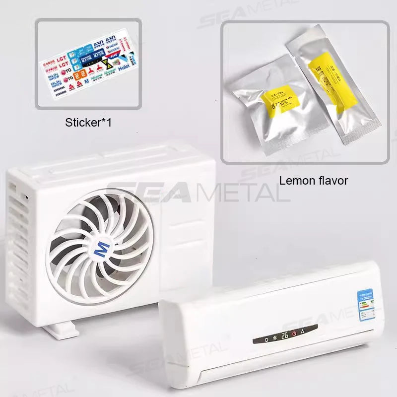 SEAMETAL Car Perfume Diffuser Solar Air Conditioner Shape Decorative Air Freshener Air Outlet Car Aromatherapy Fragrance Tablet