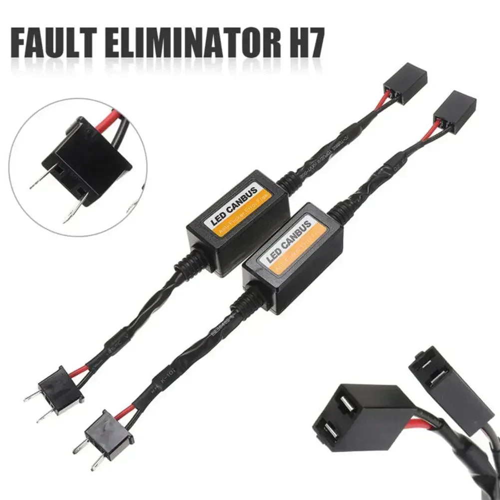 NEW 1/4PCS H1/H4/H7/H11/9005/9006 Automotive LED Decoder Black Anti-Flicker LED Canbus Decoder Fault Eliminator Auto Accessory