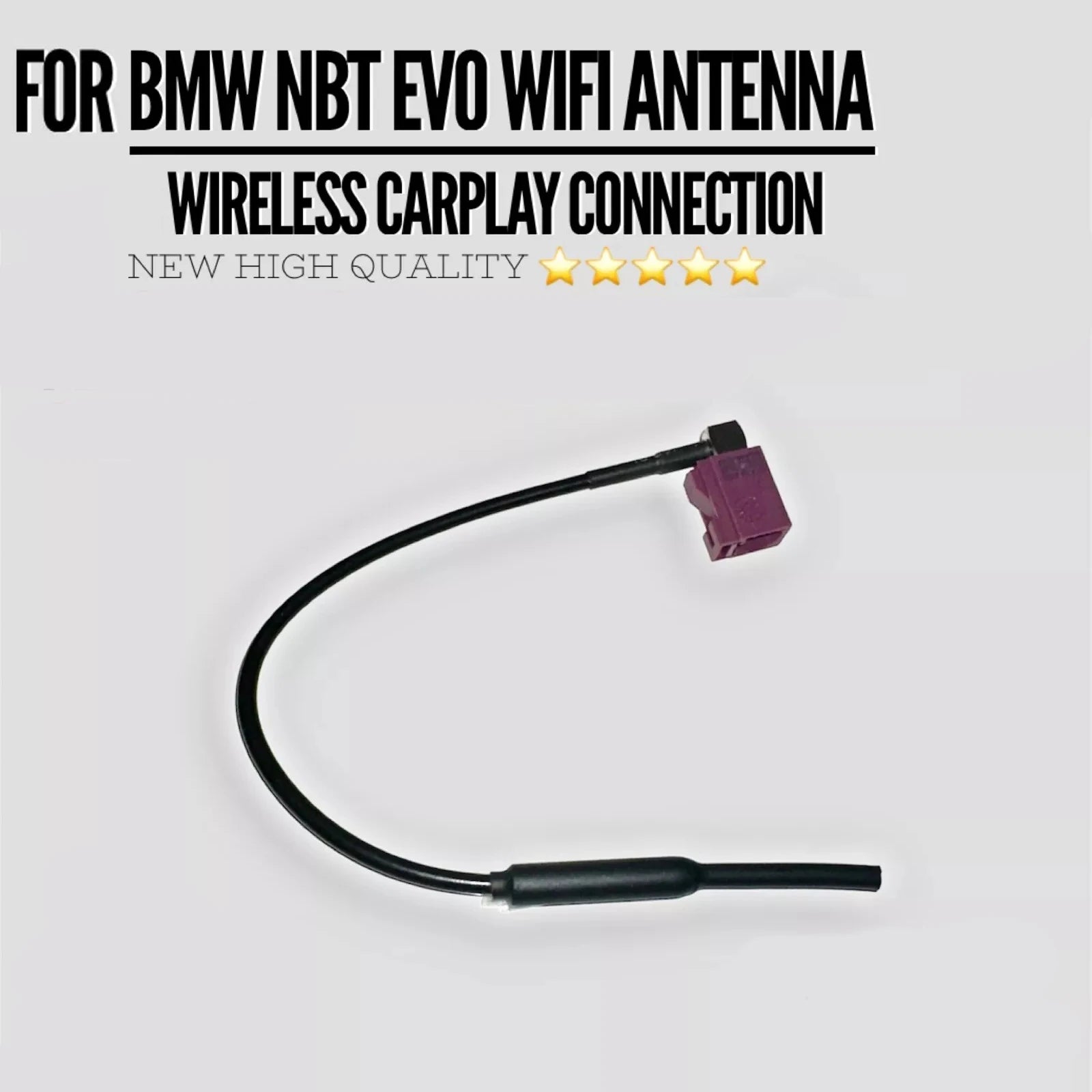 For BMW NBT EVO ID5 ID6 Antenna Aerial Bluetooth WiFi Fakra Carplay Retrofit Connector Adapter Plug