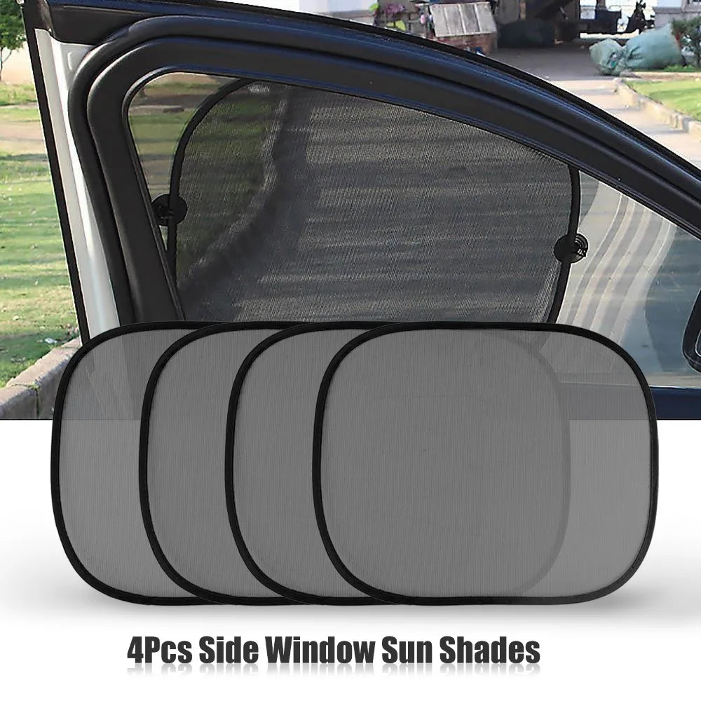 EAFC Portable  Auto Supplies Sunshade Car Window Suction Cup  Shade Car Curtain Auto Sun Shade Car Styling Covers Sun Visor