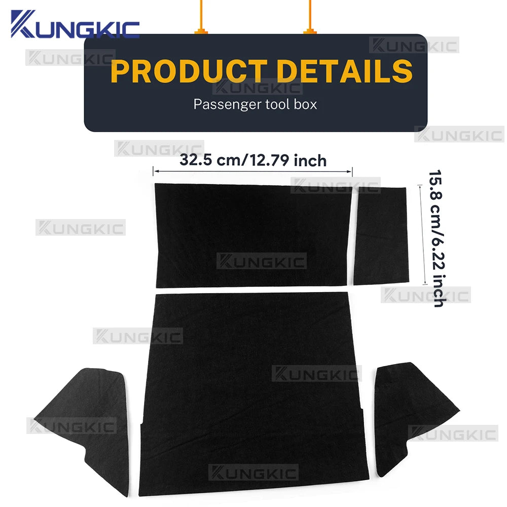 Italian Premium Suede For Seat Leon MK4 Cupra Leon Cupra Formentor 2020 2021 2022 2023 2024 2025 Car Co-Pilot Toolbox Sticker