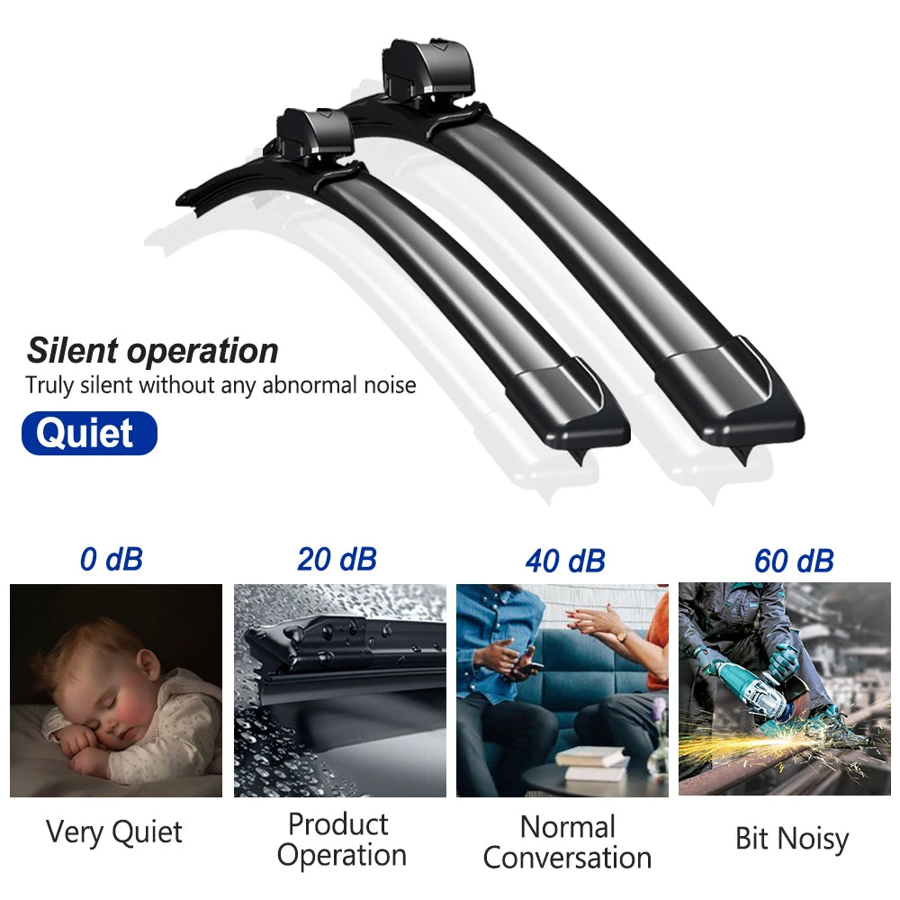 2PCS Wiper Arm Kit for Mercury Grand Marquis 2003-2011 Ford Grand Marquis Front Windshield Accessories 2011 2010 2009 2008 2007