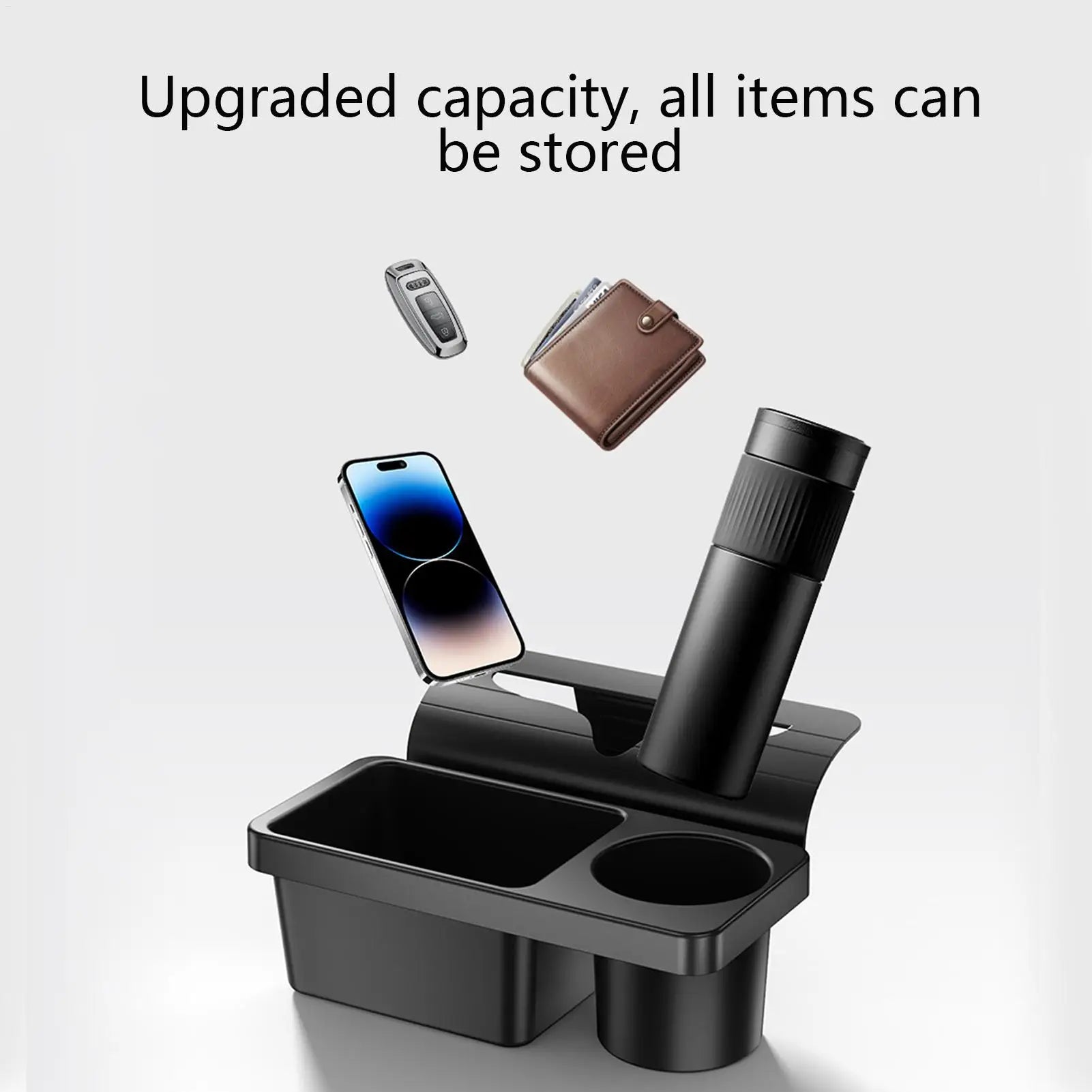 Car Door Storage Organizer Box Multifunctional Cup Holder Pouch for Auto Vehicle Backseat Travel Camping Road Trip Accessories