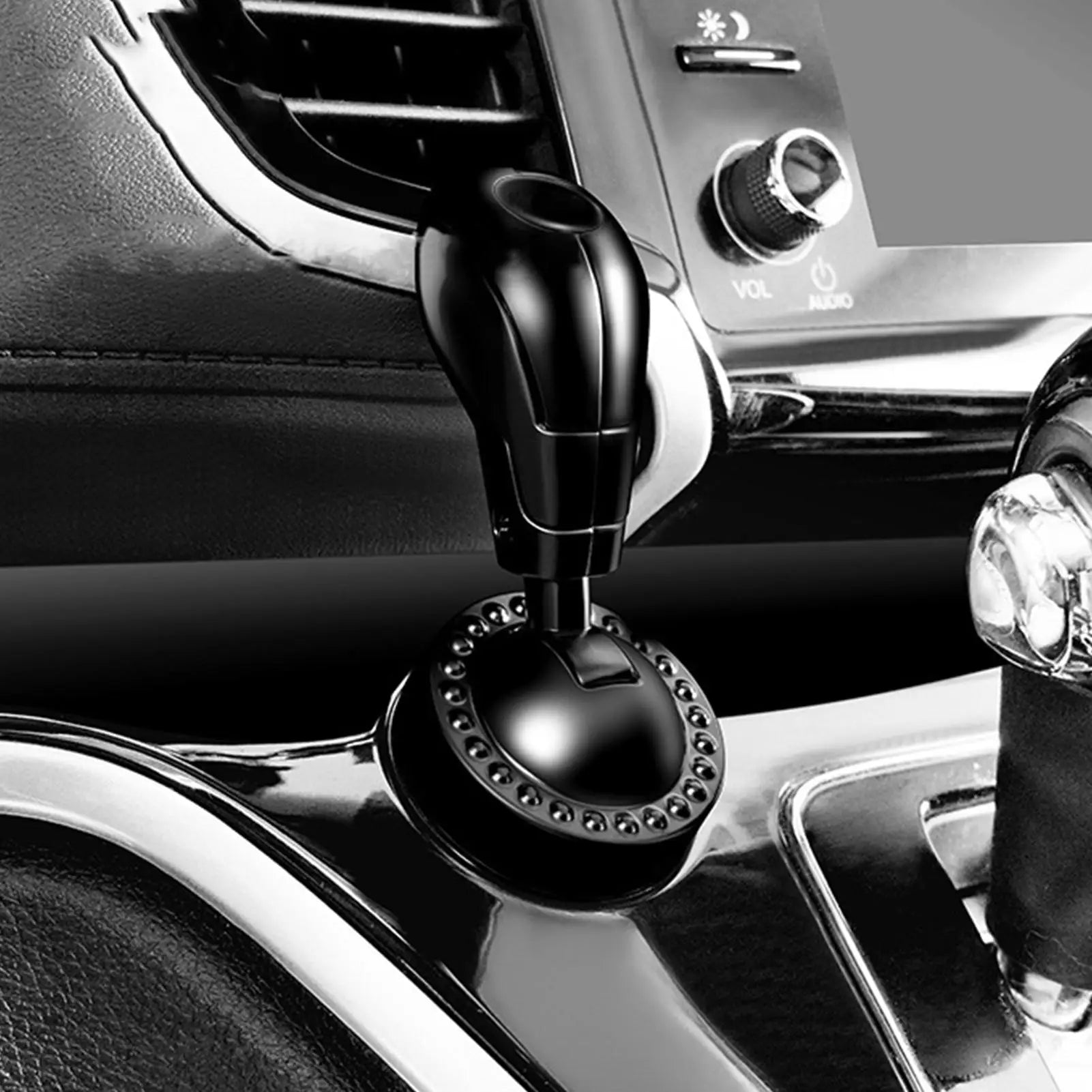 Button Start Gear Lever Auto Push Button Joystick Engine Decorative Start Stop Lever for Automobile Vehicle Car Women Men