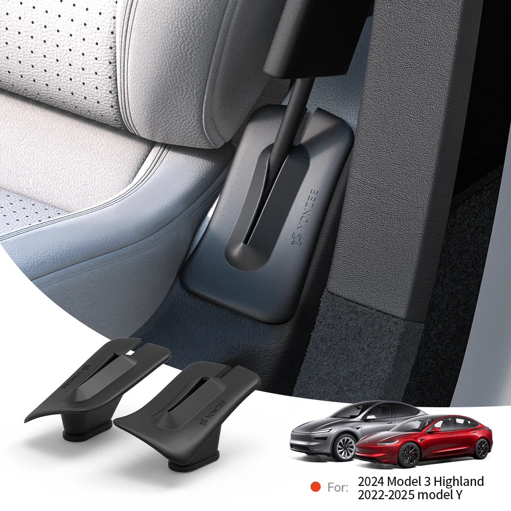YZ For Tesla Model 3 Y Juniper Highland Car Seat Gap Filler Side Seam Styling Leak-proof Filling Silicone Cover Accessories