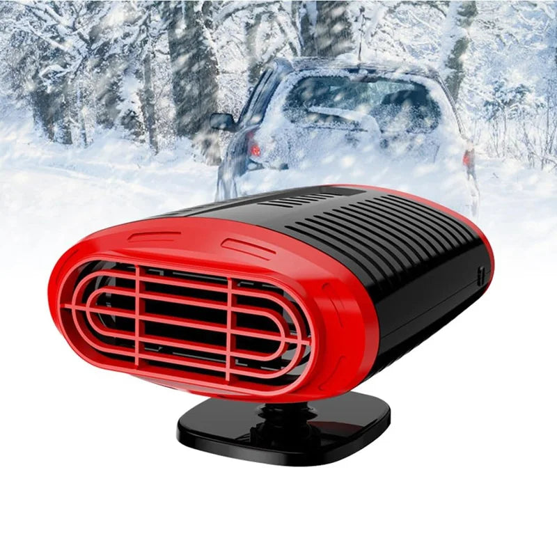 12V Electric Car Heater Portable 360 Degree Adjustable Cooling Fan Air Purifier Windscreen Defogging Defroster Energy-Saving