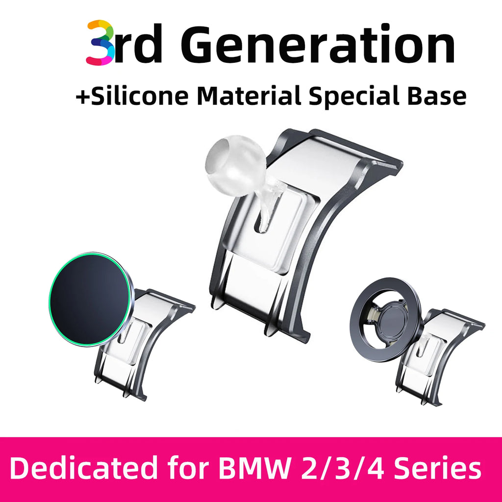2020-2025 For BMW 2 3 4 Series G20 G22 G26 Magnetic Z4 Car Phone Holder Wireless Charger Gravity GPS Stand Interior Accessories