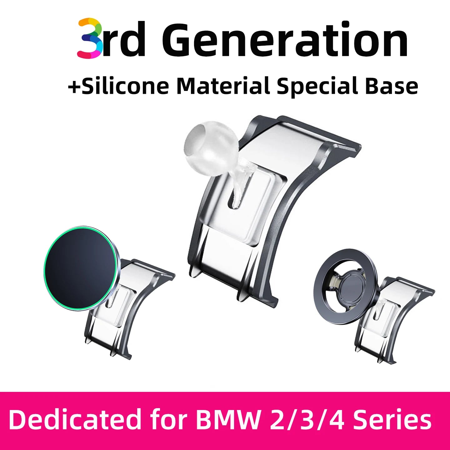 2020-2025 For BMW 2 3 4 Series G20 G22 G26 Magnetic Z4 Car Phone Holder Wireless Charger Gravity GPS Stand Interior Accessories