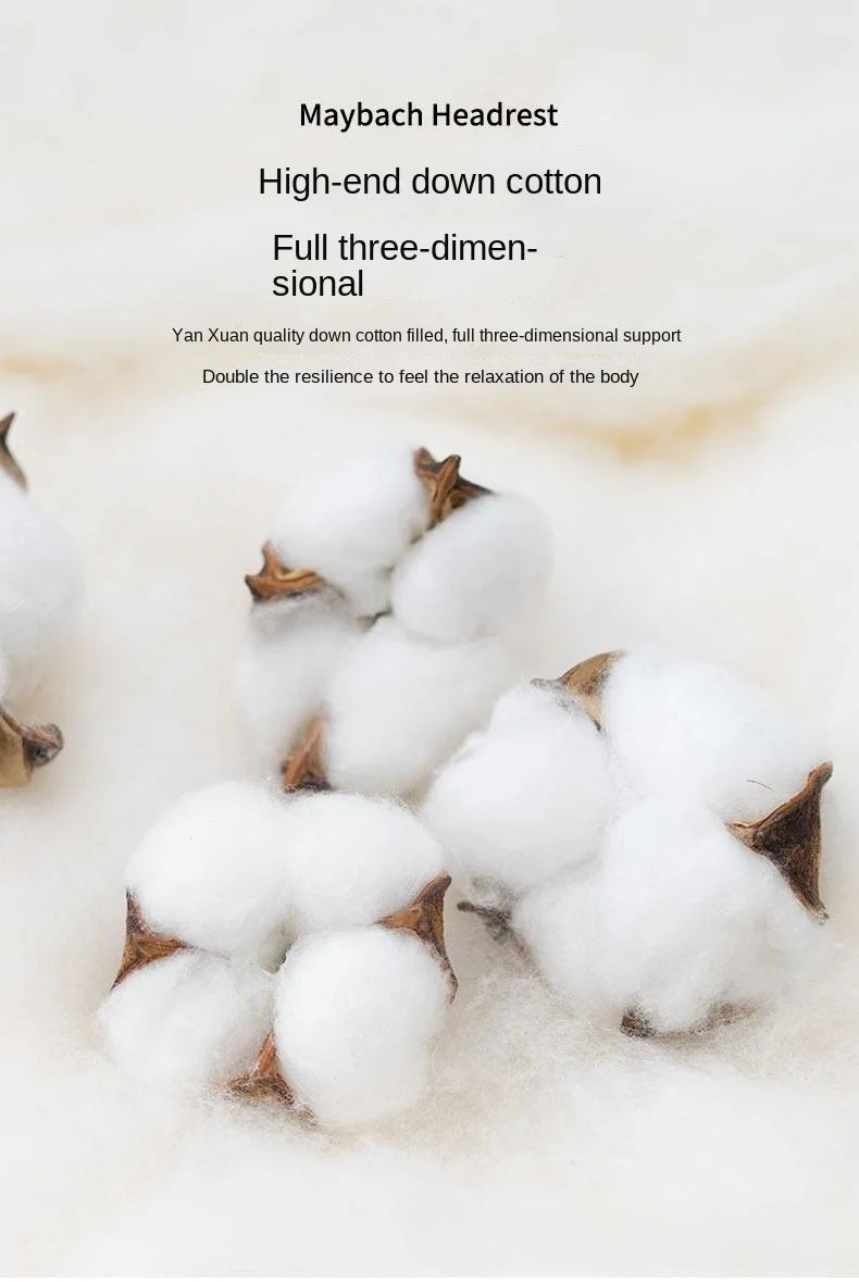 Top Quality Car Headrest Neck Support Seat Soft Neck Pillow Breathable For Maybach S Class Design Universal Protector Neck