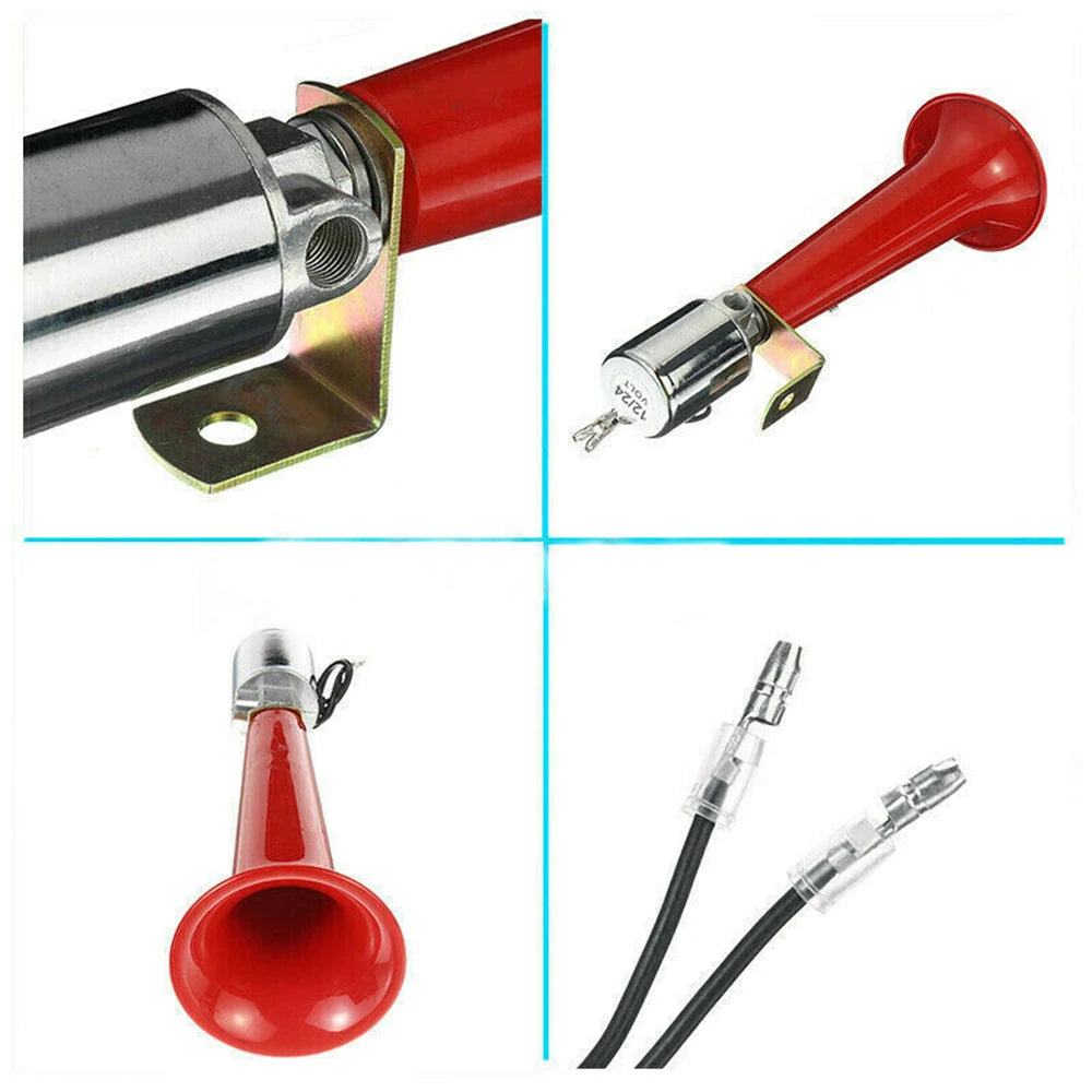 Wolf Whistle Air Horn 12v/24v Super Loud Bird Sound Whistle Alarm Horn Trumpet Compressor For Car Truck Motorcycle Van