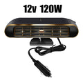 Electric Car Heater Air Cooler Fan 12V Portable Demister Defroster Heating Fan 120W Dryer Windshield Defogging Accessroies
