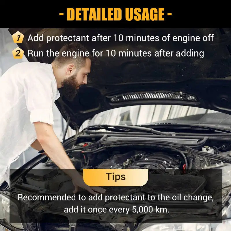 Engine Anti Wear Protective Agent Noise Reduction Jitter Strong Burning Engine Oil Liquid Additive Car Supplies 100ml