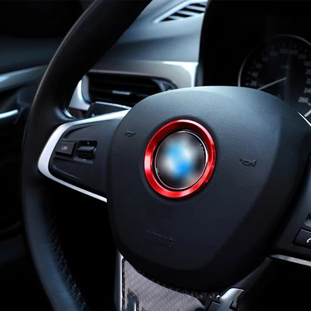 Car Styling Decoration Ring Steering Wheel Circle Sticker for BMW 1 2 3 5 Series M3 M5 E36 E46 E60 E90 E92 F30 F31 F25 X1 X3 X5