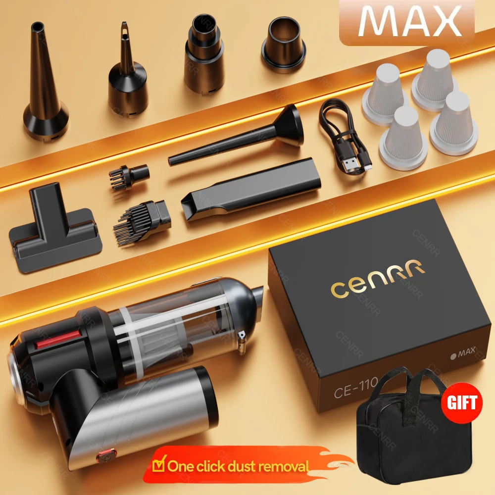CENRR Car Vacuum Cleaner Mini 998000PA Powerful Cordless Portable Vacuum Cleaner for Home Appliance Handheld Blower Car Cleaner
