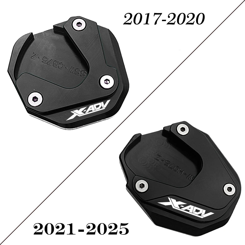 Fit For Honda XADV X-ADV 750 XADV750 2017-2023 2024 2025 CNC Motorcycle Kickstand Side Stand Extension Pad Enlarger Plate