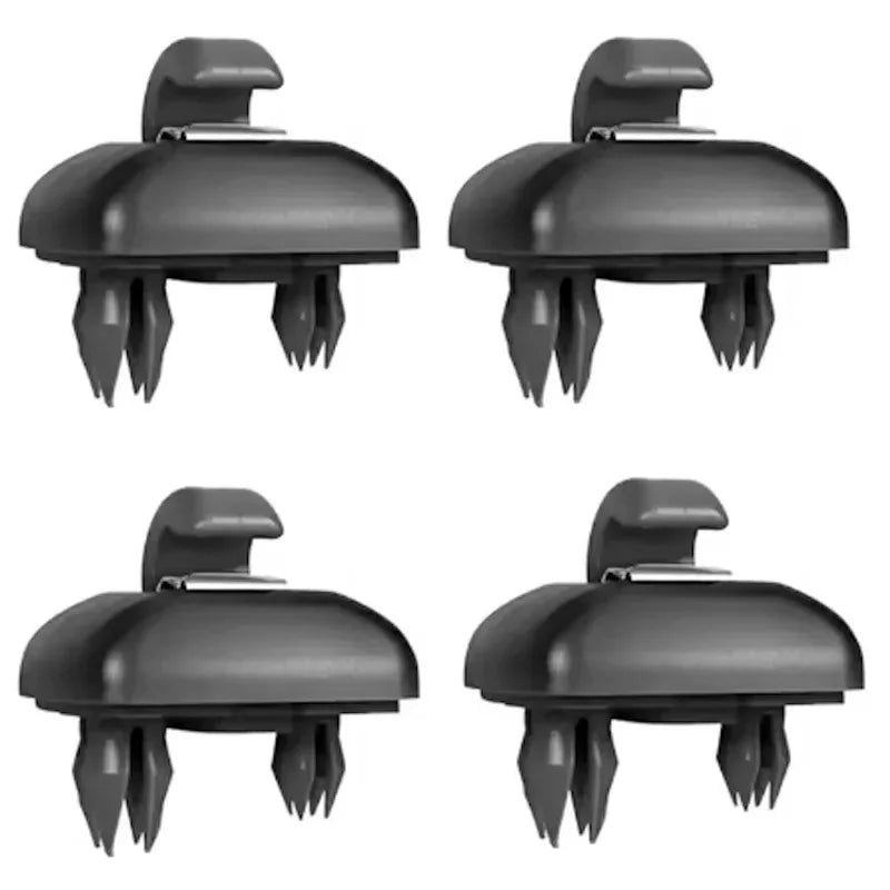 4X Car Sun Visor Clip Gray Interior Hanger Hook Clip Bracket for Audi A1 A3 A4 A5 Q3 Q5 A7 B6 B7 B8 S4 S5 8E0857562 8U0857562A